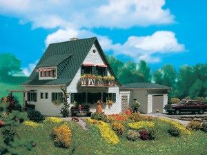 VOLLMER 1/87 HO 住宅與車庫 (3718)